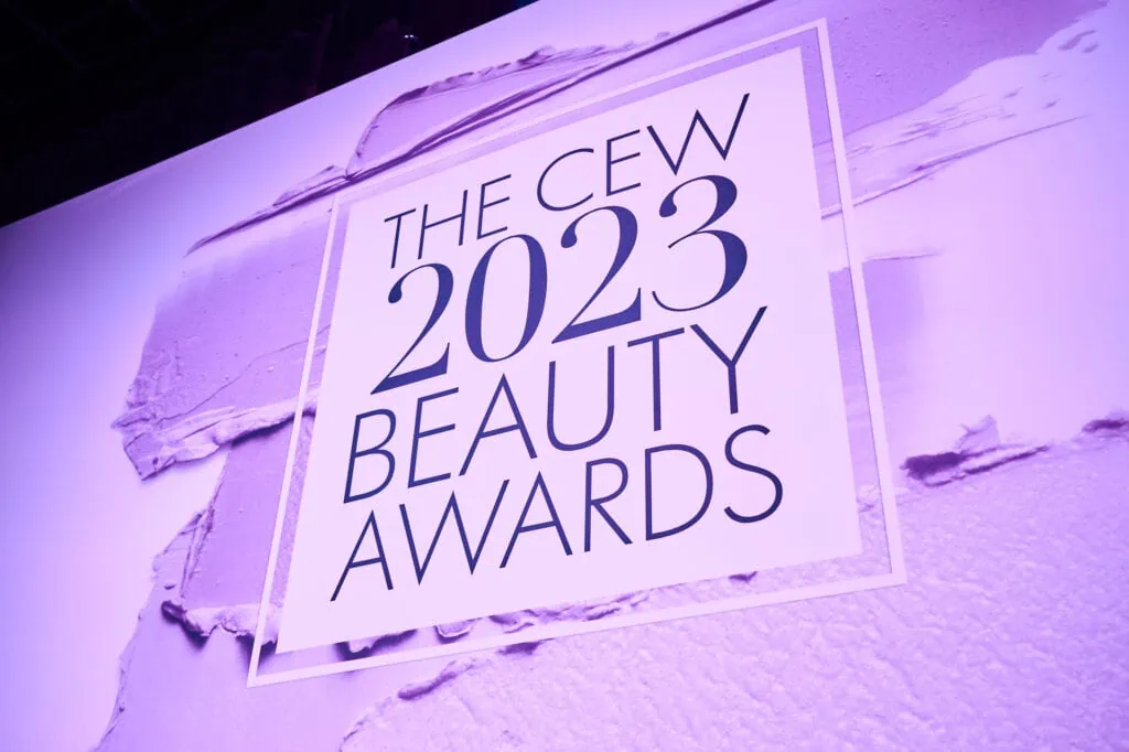 CEW 2023 Beauty Awards backdrop
